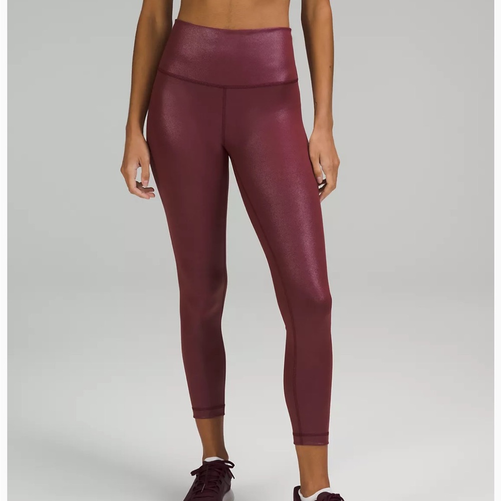 Lululemon foil leggings